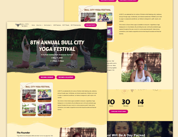 BCYF | WordPress Elementor Website Design