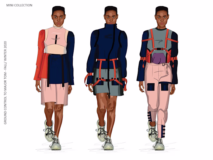 Redress Competition - Sketches And Tech Pack