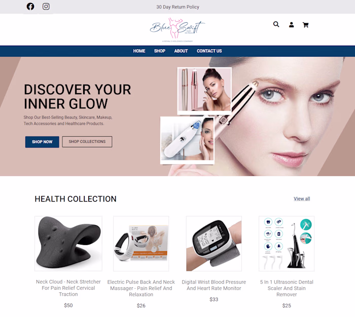 E-Commerce Website Design with Elementor