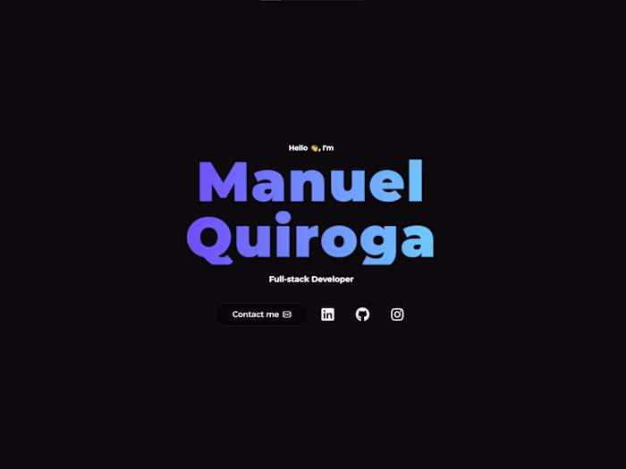 My Personal Portfolio