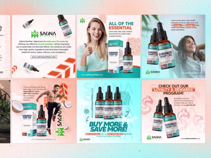 Product Advertising Social Media Graphics