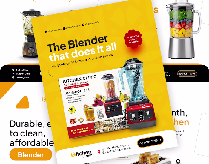 Kitchen Clinic - E-commerce Product Ad Campaign