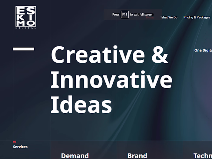 Eskimo Digital Sales Website Development