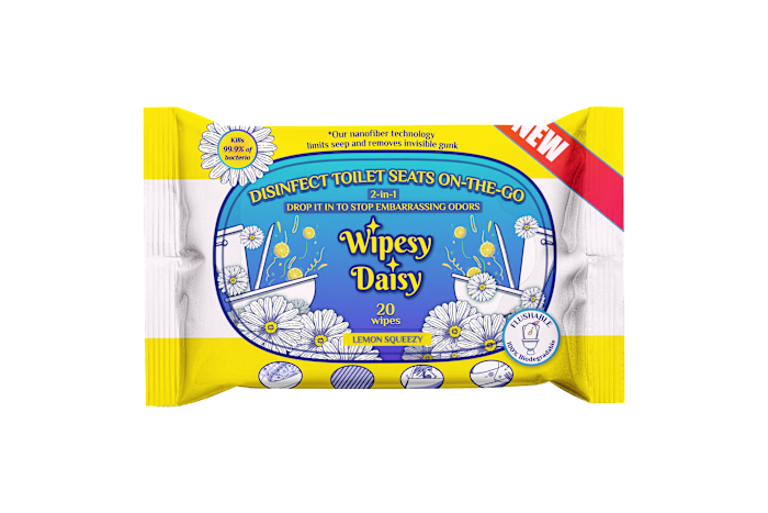 💐 Wipsy Daisy - Wet Wipes(Branding, Packaging, Illustration)