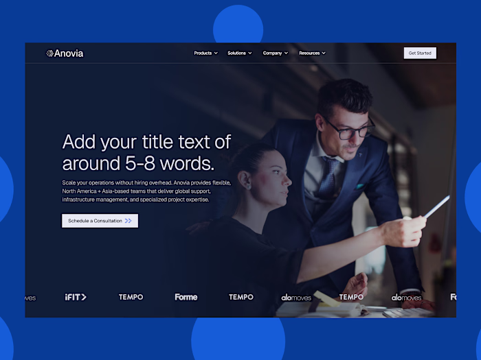 Anovia — Enterprise Services, Simplified