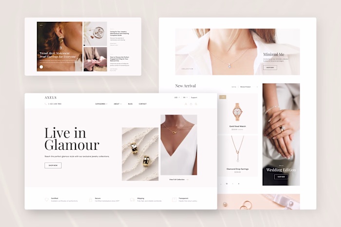 Jewelry E-Commerce Website
