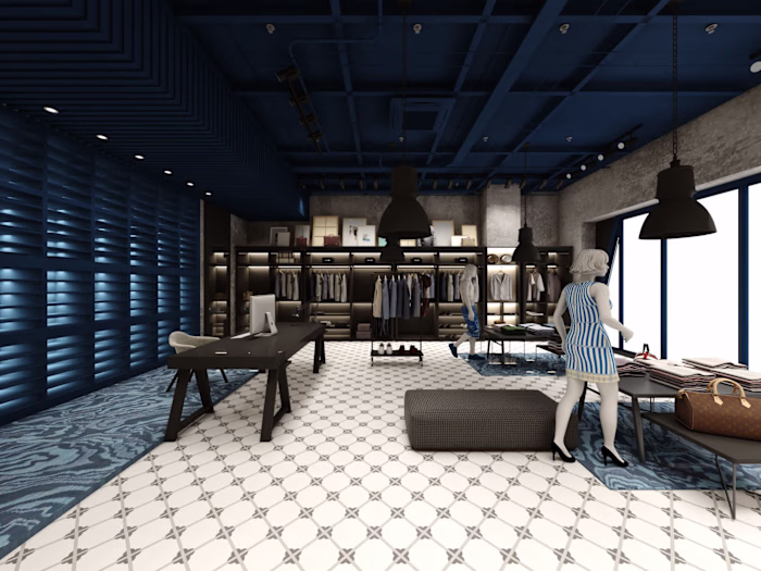 Retail men’s clothing shop