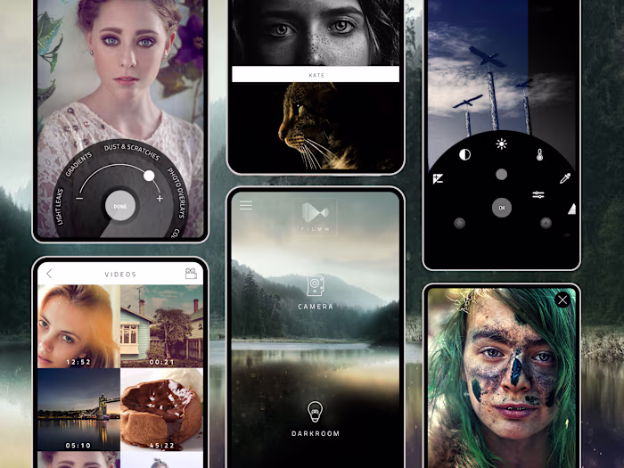 Design for photo editing app