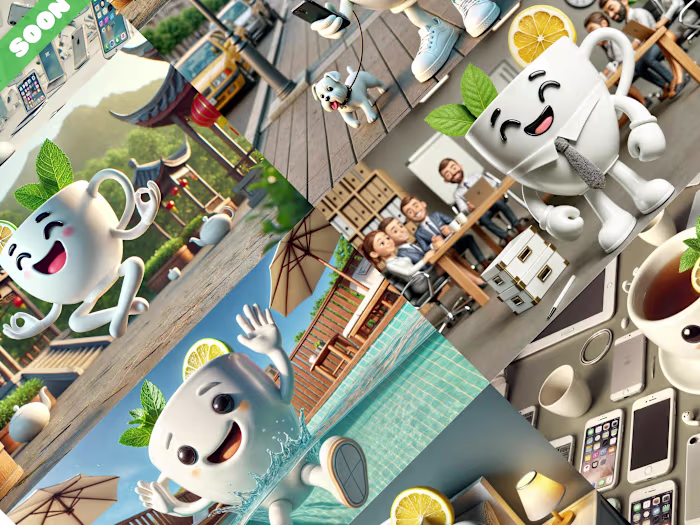 TEA Crypto, Social Content Design