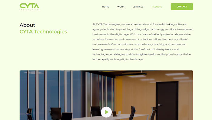 CYTA TECH Business Website