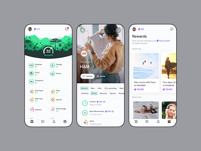 Fauna — Rewarding choosing sustainable brands