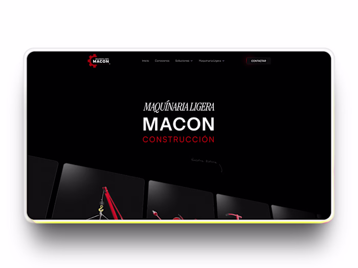Macon Landing Page