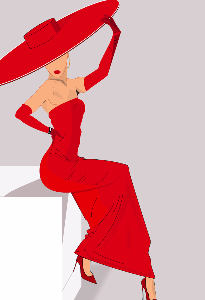 2D Fashion illustration