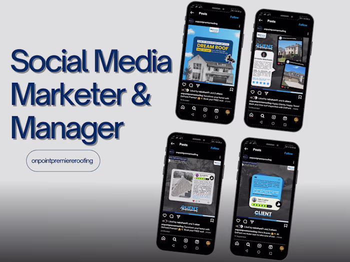  Lead Generation & Brand Identity for Onpoint premier roofing