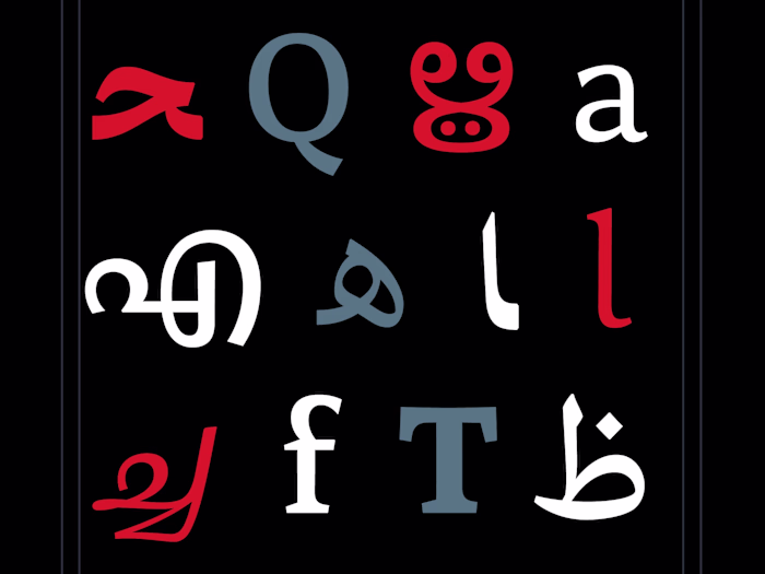 Elim text—Harmonising Malayalam and Latin scripts