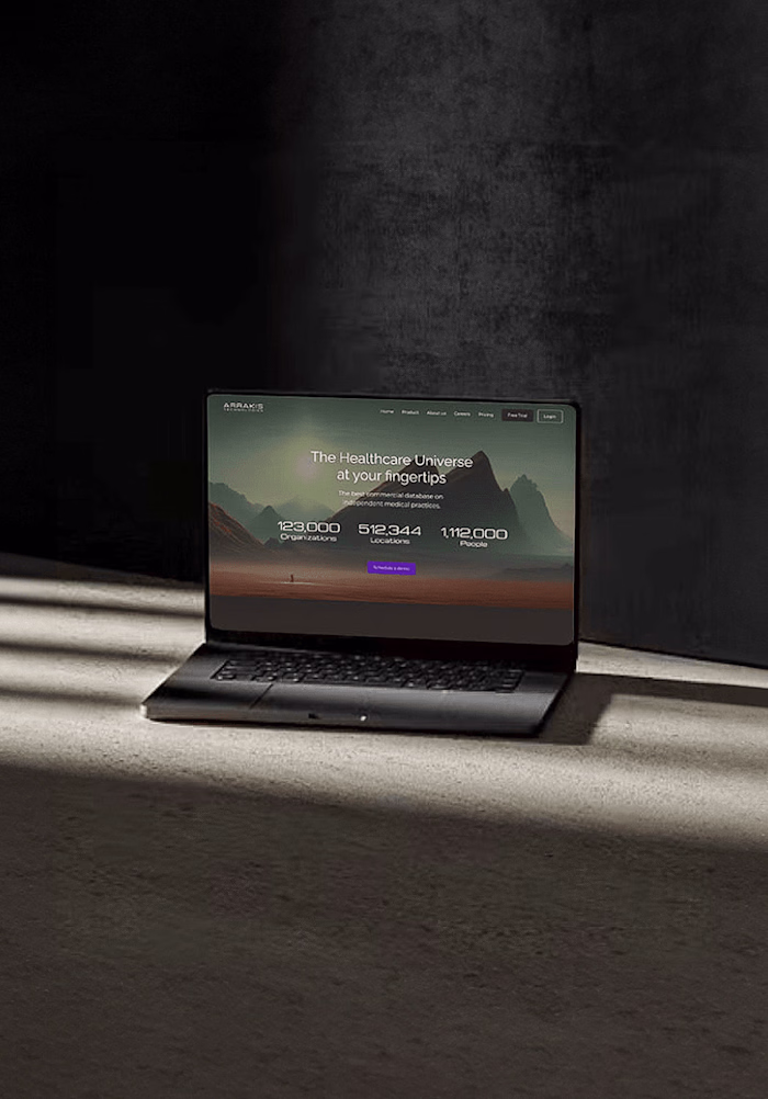 Branding, Web Design & Dev for a Healthcare Innovation Startup