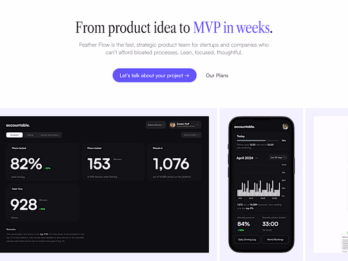 Feather Flow Landing Page