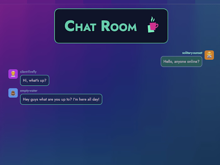 Chat Room App for Web and Mobile
