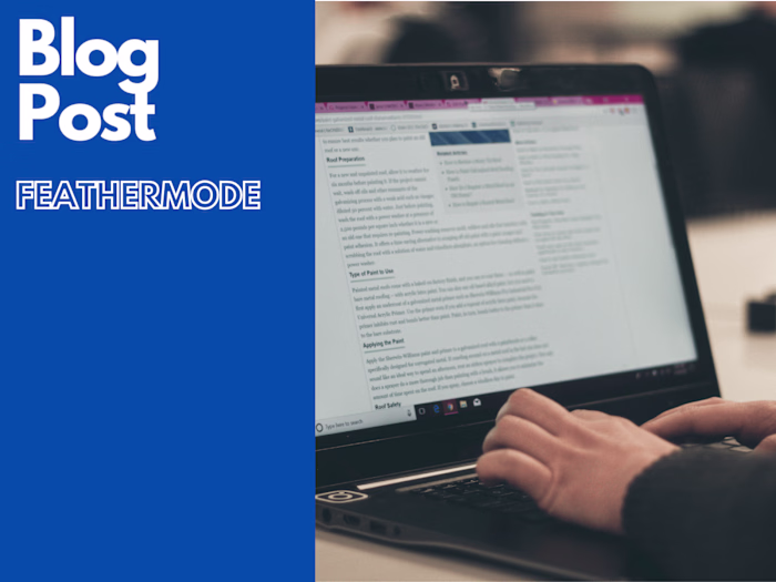 Blog Post | feathermode