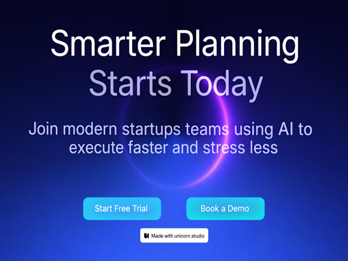 SaaS Hero Section (Framer +
