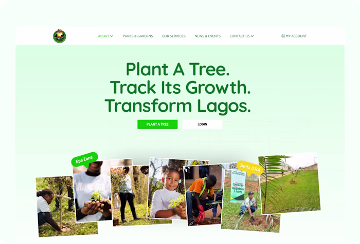 A web portal designed to