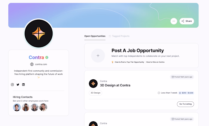 Contra – Company Profiles
