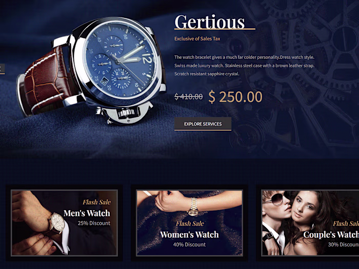 Online Store Style Site