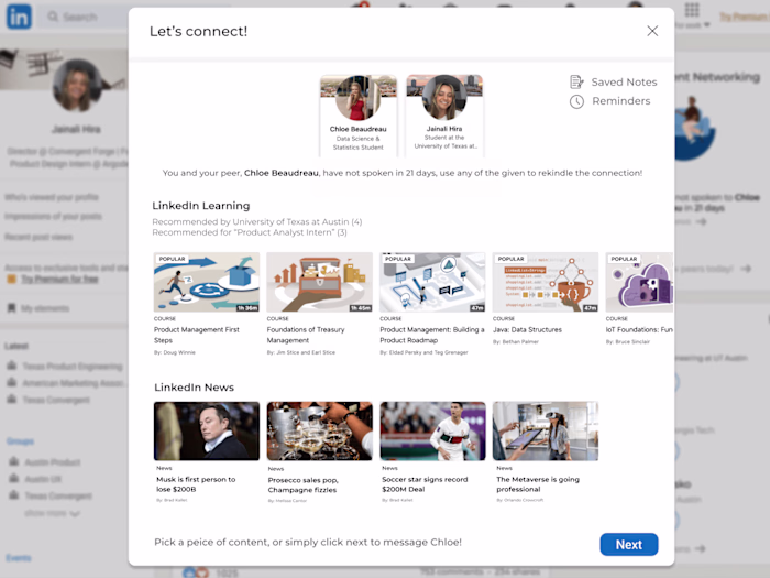 Linkedin Student Networking 