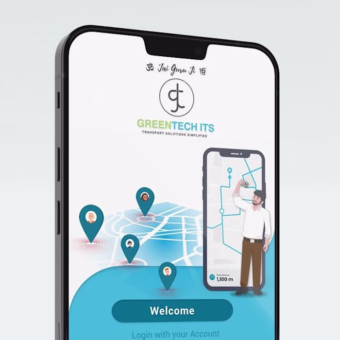Login Page Design for Employees Attendance App 📱