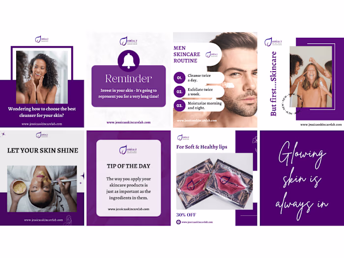 Jessica’s Skincare Laboratories | Social Media Management