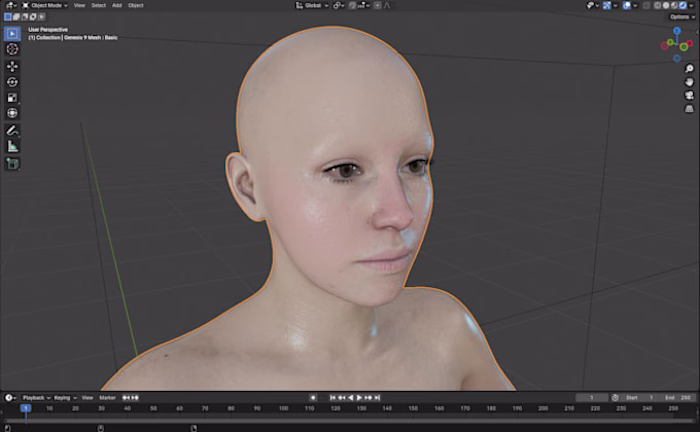 I will create metahuman game ready 3d model fully rigged