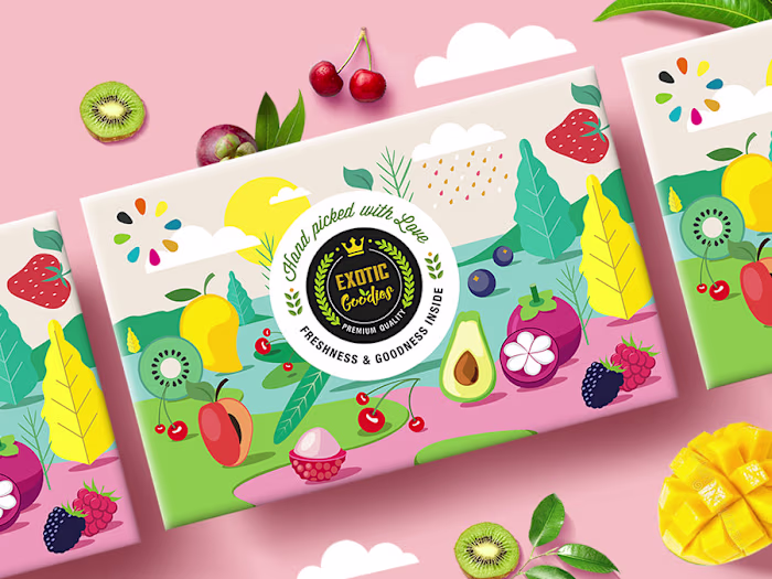 Packaging Design: Exotic Goodies