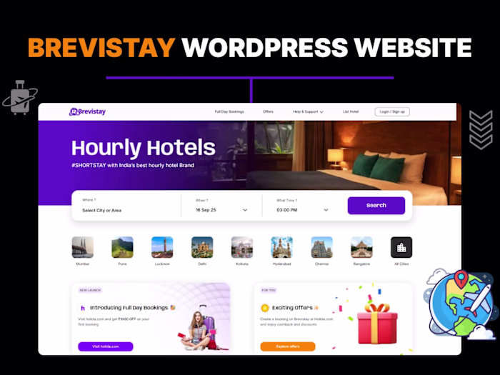 Brevistay | Wordpress Website