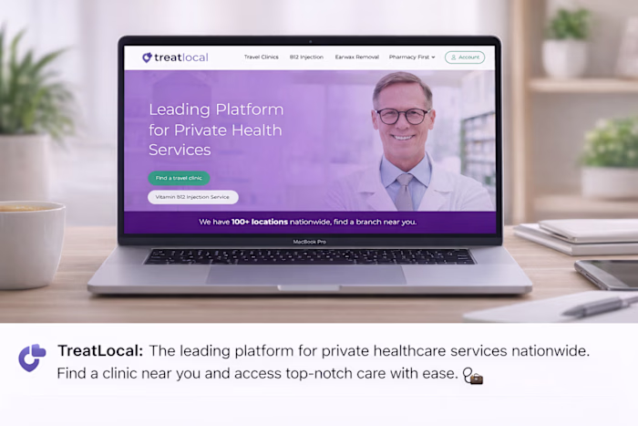 TreatLocal -- UK Healthcare Booking