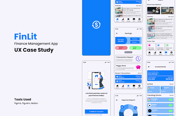 FinLit’s Smart Solutions - A UX Case Study