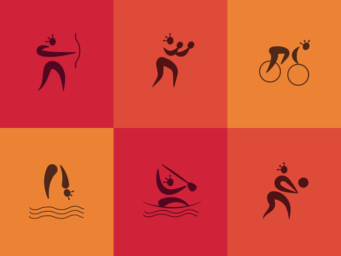 Happy to share my take on Olympic pictograms, they are inspi...