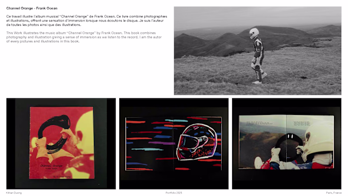 Channel Orange Album Illustration Book