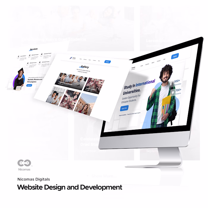 Web Design for Educational Consultancy Company