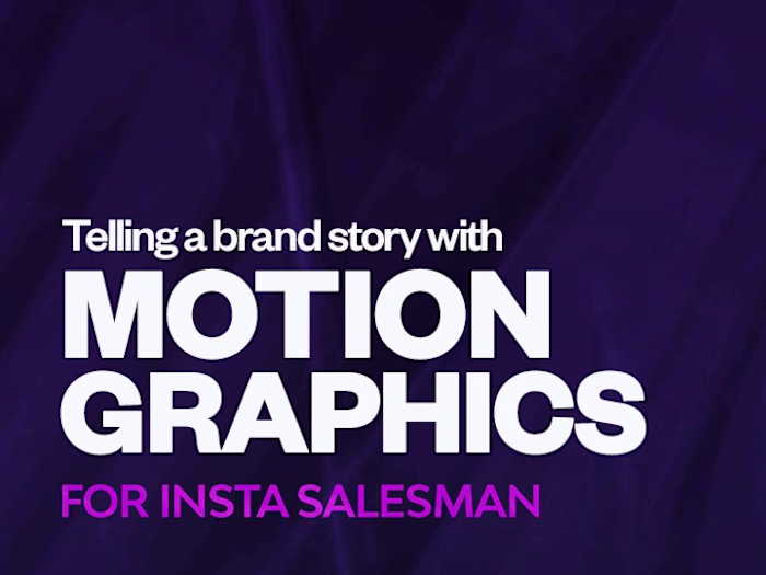 2D Motion Graphics For Brand Stories