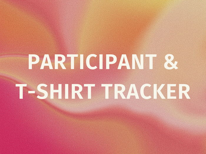 Event Registration & Product Fulfillment Tracker