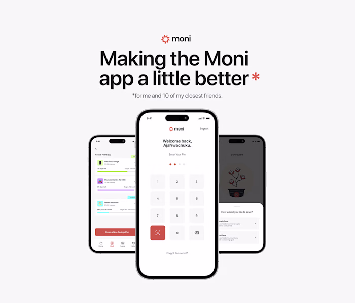 Moni App Redesign - a UX Case Study