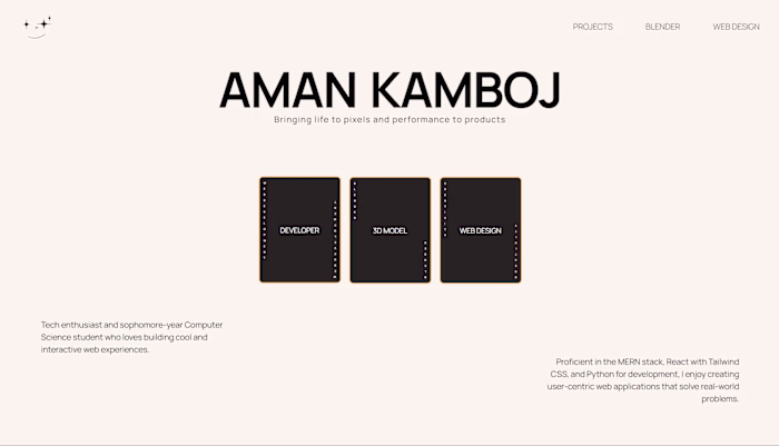Aman Kamboj | Portfolio