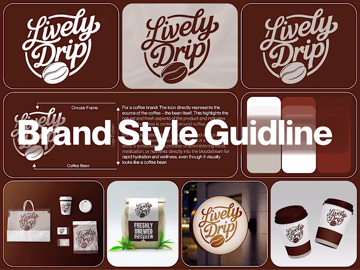 Lively Drip Logo & Visual Identity Design
