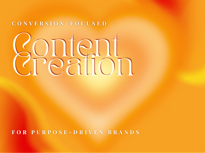 Conversion-Focused Content Creation for Purpose-Driven Brands
