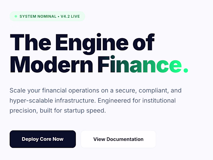 MudraCore OS - A Runnable Fintech Operating System