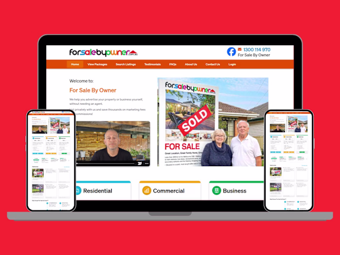 Real estate website design and