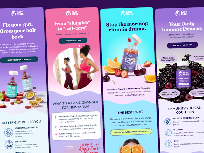 Before & After - Email Lifecycle Redesign 