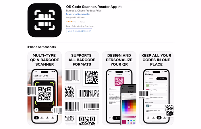 SwiftUI | QR Code Scanner & Generator