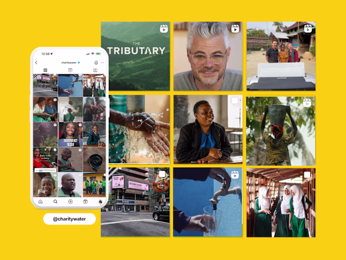 social media management at charity: water | brand awareness