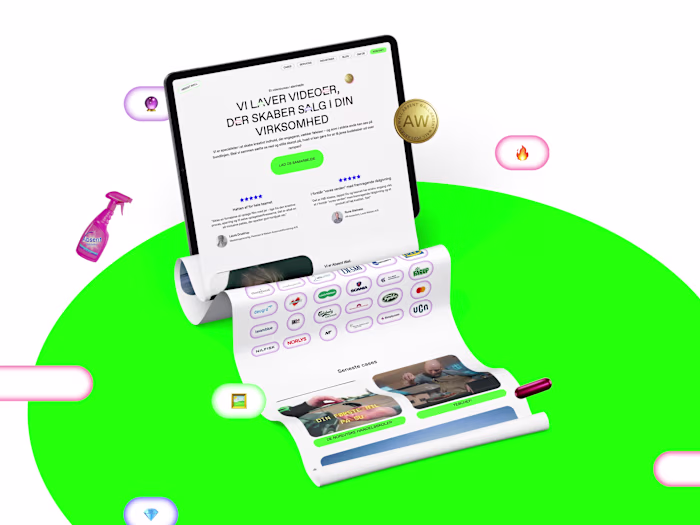Absent Wall Website Redesign